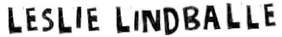 a leslie lindballe