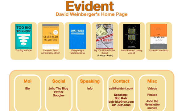 david weinberger's site