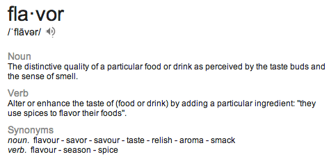 flavor