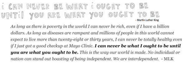 i can never be mlk long