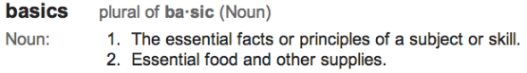 basics