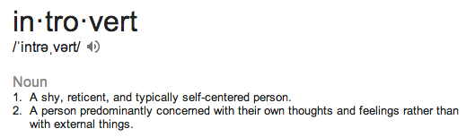 introvert
