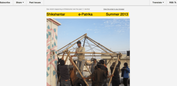 shikshantar newsletter