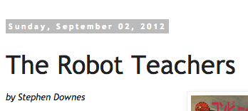 the robot teachers