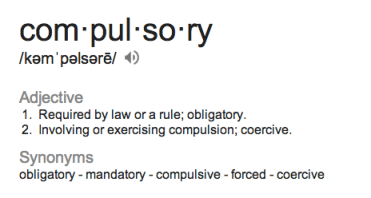compulsory