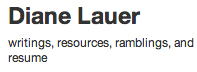diane lauer's site