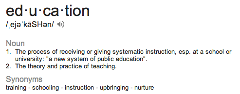 education definition