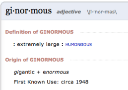 ginormous defn