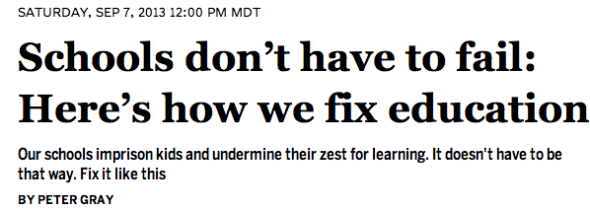 schools don't have to fail