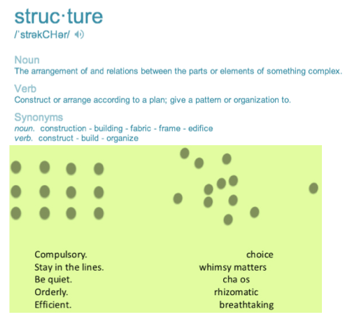 structure with graphic