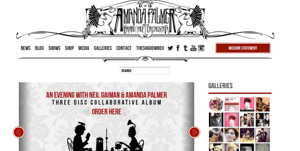 amanda palmer site