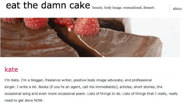 kate's eat the damn cake