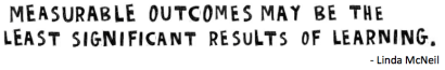 measurable outcomes least