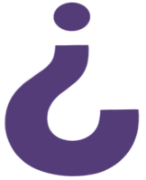 question mark purple