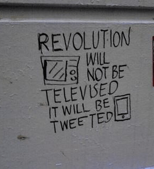 revolution will be tweeted