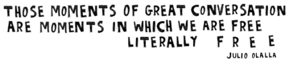 those moments of great convos