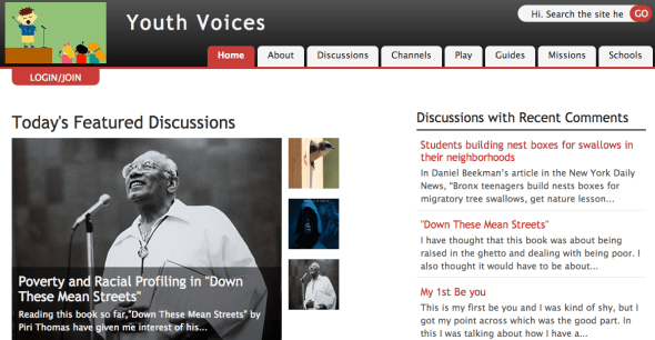 youth voices site