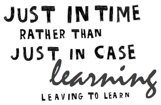 just in time learning