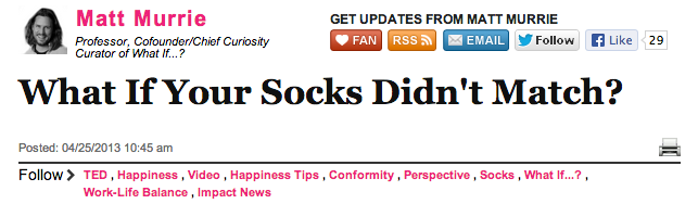 matt murrie socks huff po