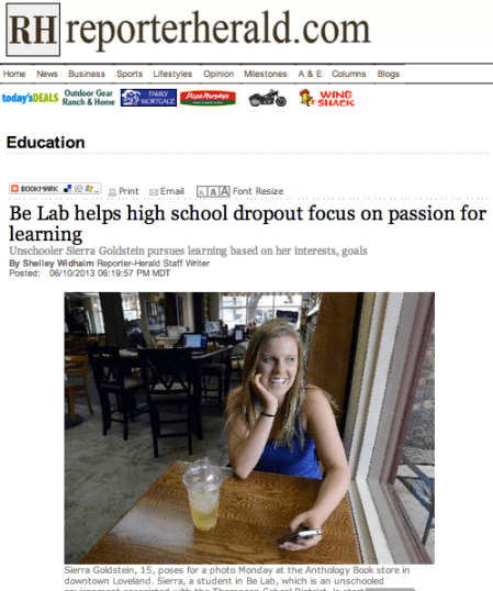 sierra in reporter herald
