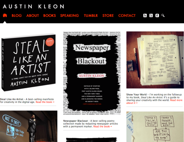 austin kleon site