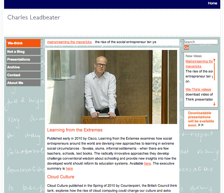 charles leadbeater site