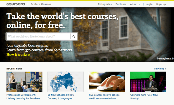 coursera site