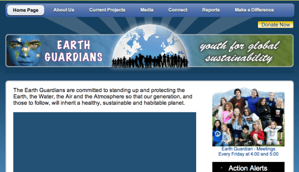 earth guardians site