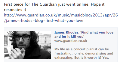 james rhodes on the guardian