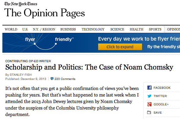 noam at the dewey lectures