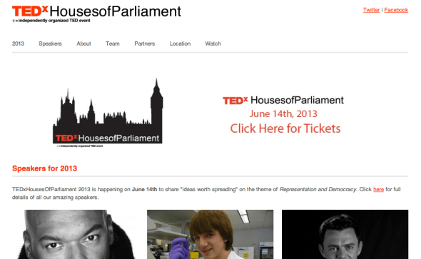 tedx house of parliament