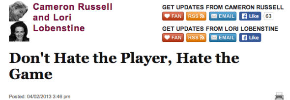 don't hate the player