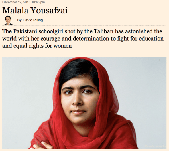 insight into malala