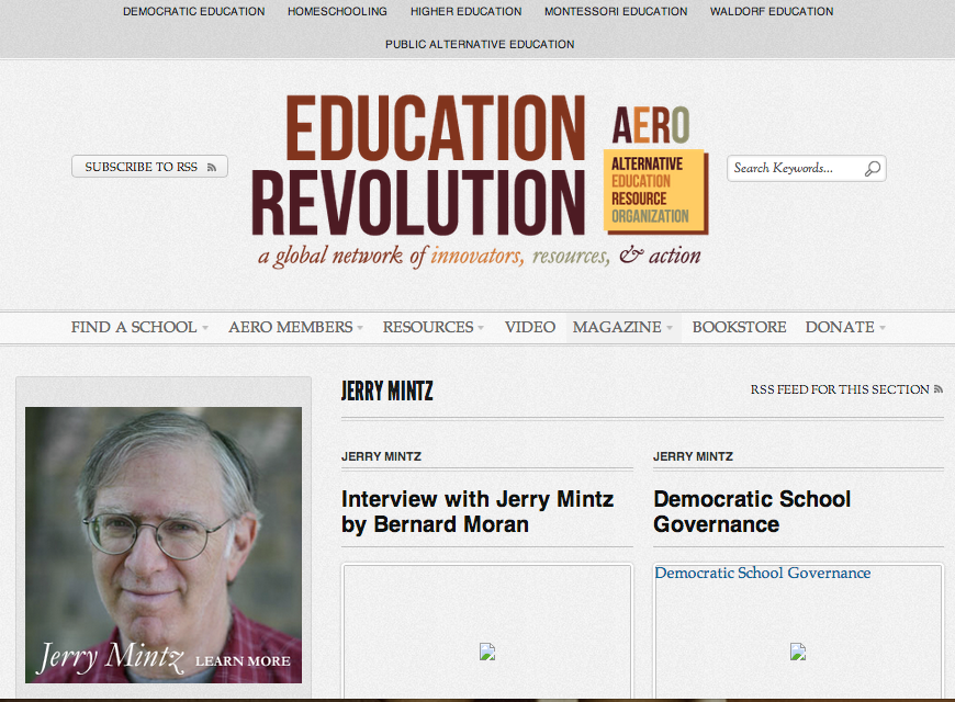 jerry mintz on aero site