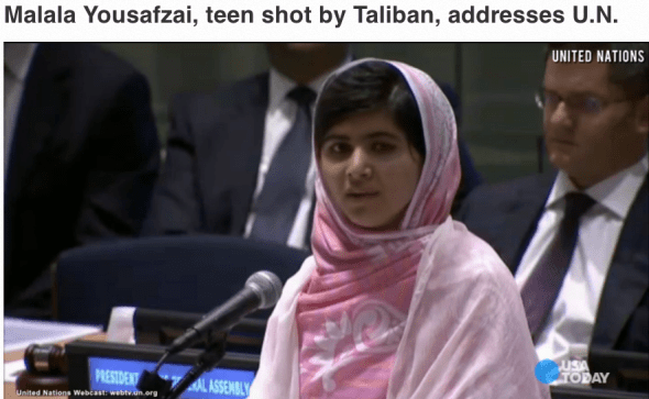malala about getting shot