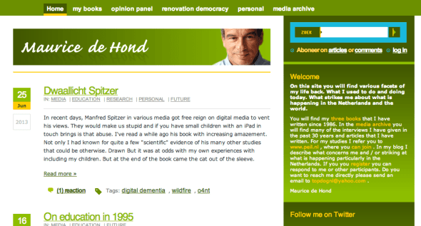 maurice de hond site