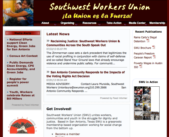 southwest workers union