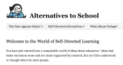 alternatives to school new site