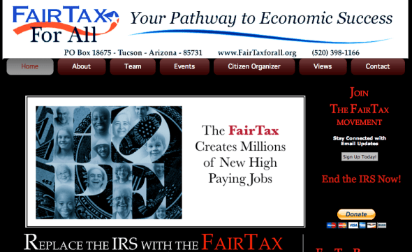 fair tax for all site