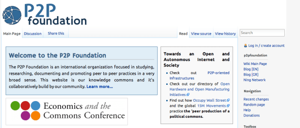 p2p foundation front page