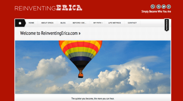 reinventing erica site