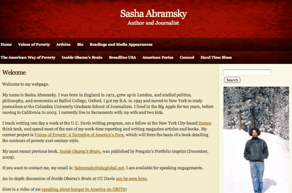 sasha abramskys site