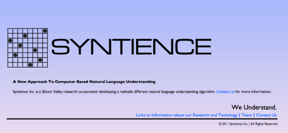 syntience site