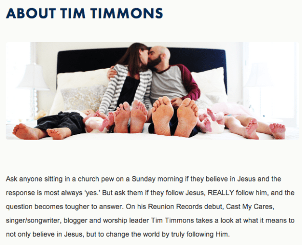 tim timmons about