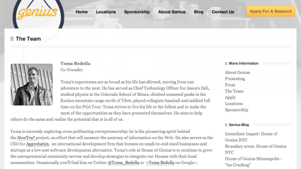 toma bedolla on genius