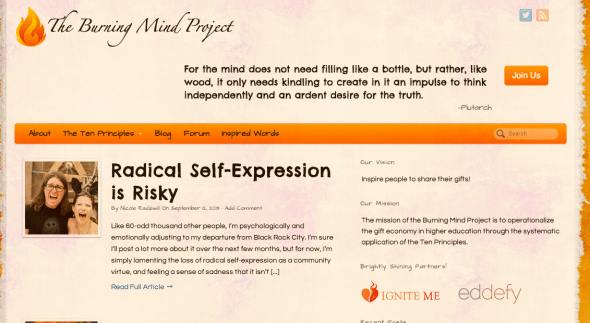 burning mind project