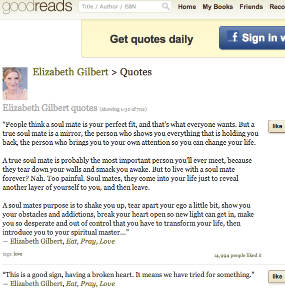 elizabeth gilbert quotes