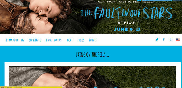 fault in our stars site