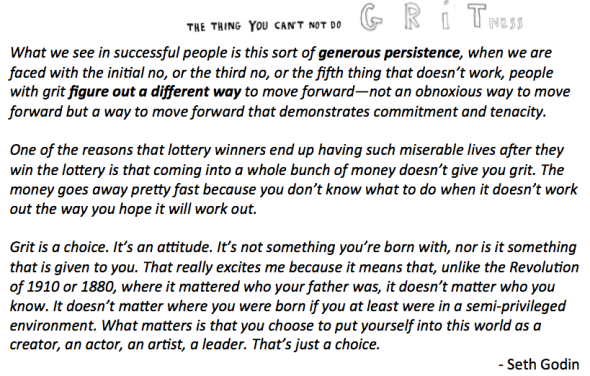 grit via seth