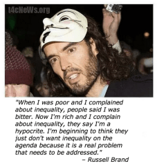 russell brand quote inequality